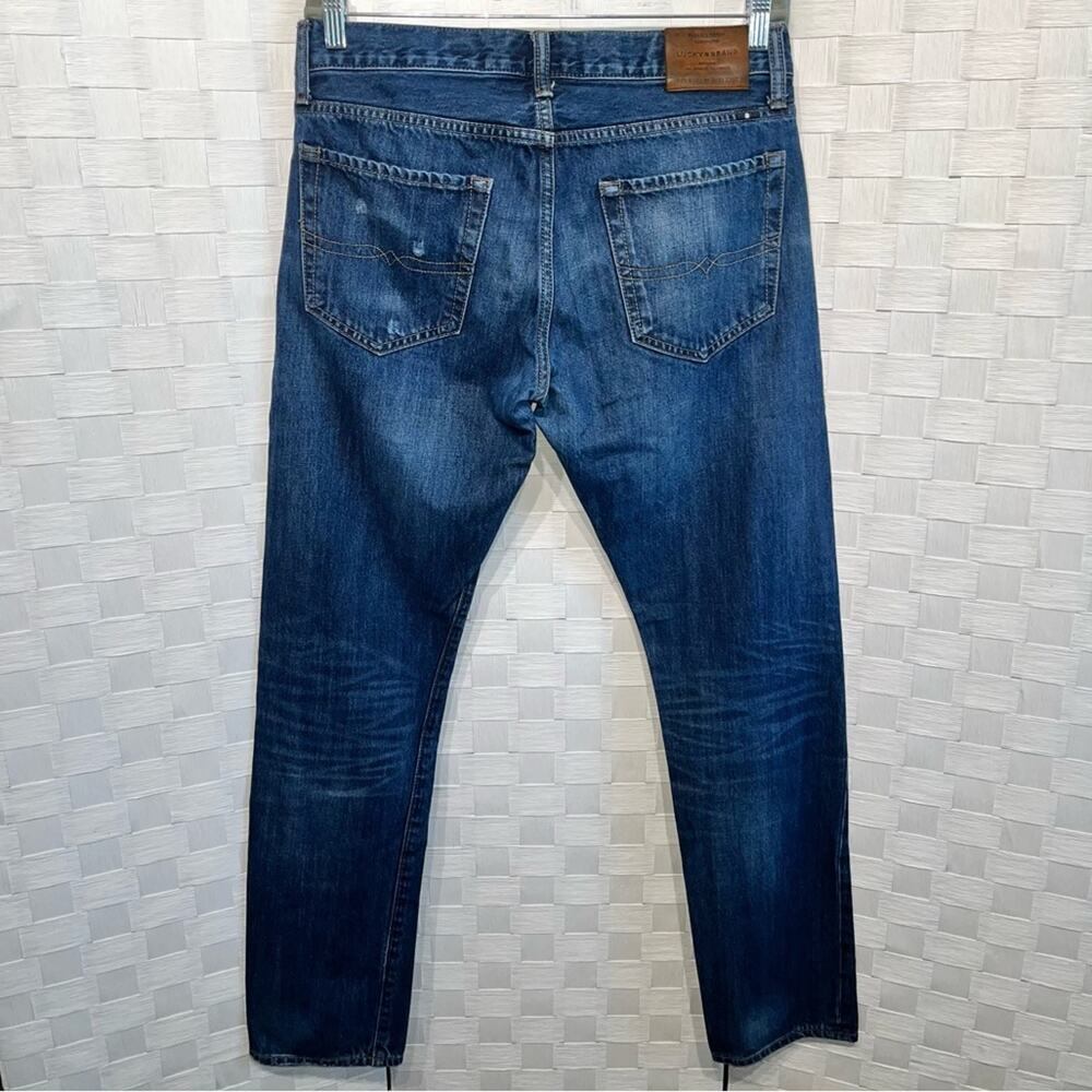 Lucky Brand Men’s 110 Skinny Dark Wash Cotton Blend Jeans Size 31/32 - Picture 4 of 15